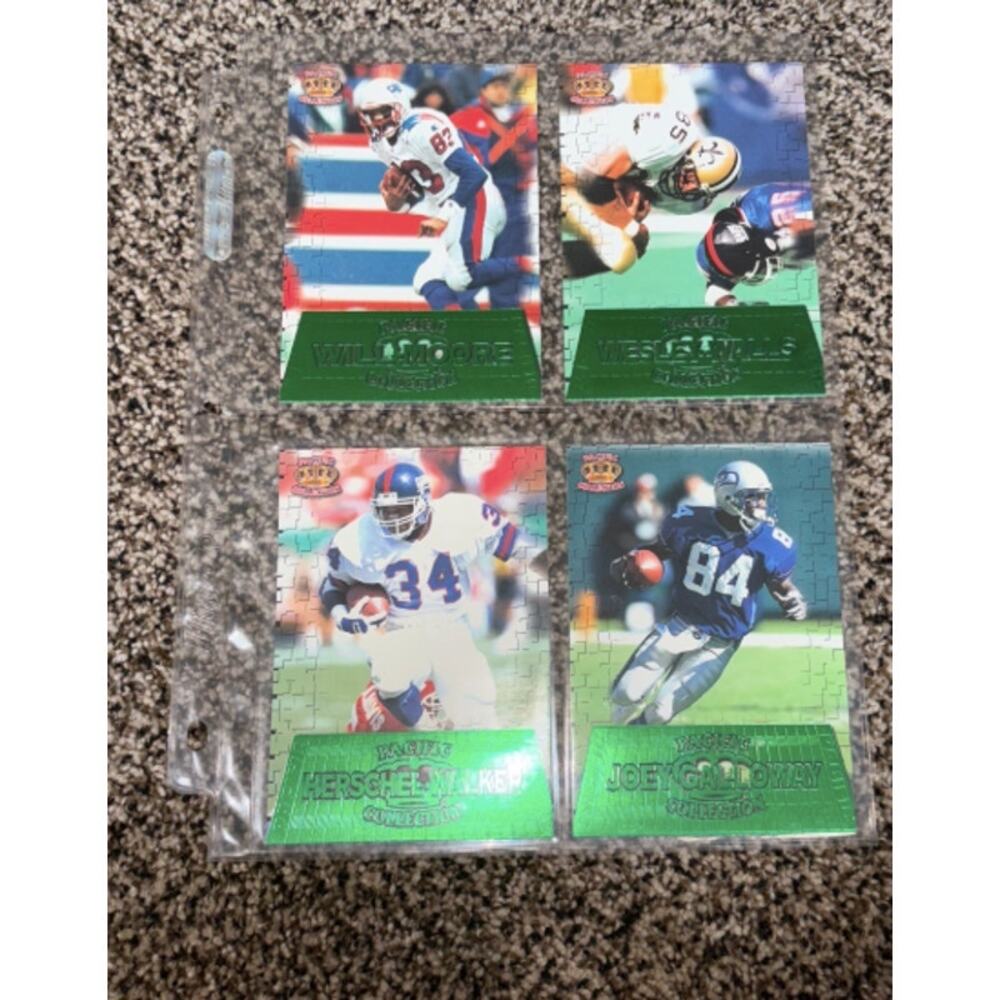 1996 Pacific Gridiron Gems Joey Galloway Herschel Walker Wesley Walls Lot